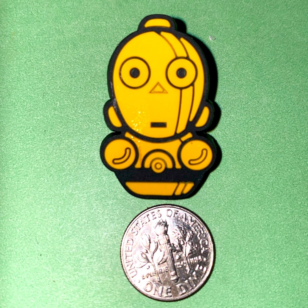 (10 for $15) C-3PO Star Wars The Mandalorian Crocs Shoe Charms